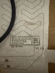 2005-2007 Toyota Lower Front Seat Cushion Heater (87510-0C010). Fixed Price $155.00.