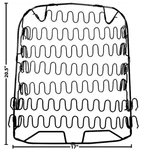 1965 1968 Mustang Front Upright Seat Back Spring = Left Dynacorn 3641RP. Fixed Price $93.95.