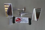 Hot Rat Street Rod Custom Long Curved Arm Vintage Outside Rectangle Peep Mirrors. Fixed Price $55.10.