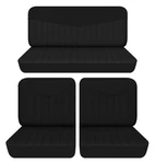 Fits 1956 To 1960 Amc Rambler 4DOOR Front Buckets And Rear Bench Seat Covers Blk. Fixed Price $149.99.