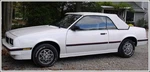 1983-87 Cavalier, Sunfire Convertible Top; Front Section Only; Gm White Vinyl. Fixed Price $249.99.
