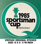 1985 Sportsman Cup Participant Quaker State- Vintage Original Decal Sticker. Fixed Price $10.15.