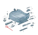 New Audi A8 Front Right Inner Seat Guide Rail Cover 4H0881098DT4. Fixed Price $28.10.