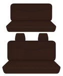 Fits 1971 To 1974 Dodge Coronet Door Front And Rear Bench Seat Covers Brown. Fixed Price $149.99.
