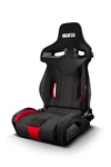 Sparco R333 Black / Red Excellent Ergonomics Street Cars Seat - 009011NRRS. Fixed Price $599.00.