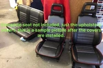 1986-1995 Suzuki Samurai Kit(seat Covers F/r)black/grey Insert And Red Trim. Fixed Price $395.99.