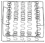1962-65 Impala, Biscayne & Belair, Nova Seat Back Spring, Bucket New Dii. Fixed Price $81.02.