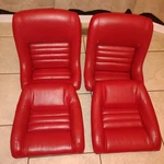 Red Corvette C3 Seats - America Brand. Fixed Price $700.00.