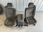 03-07 Silverado Used Left Right Front Cloth Power Gray/stone Seats W/ Jump. Fixed Price $699.00.