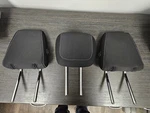 18-22 Ford Ecosport Rear Headrest Set Of 3 Black Cloth. Fixed Price $145.13.