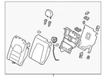 Genuine Mazda Seat Back Assembly KB8D-57-450D-02. Fixed Price $1131.84.