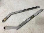 Original 1965 1966 Corvette Chrome Side Seat Rails Hinges Hockey Sticks Cores. Fixed Price $20.00.