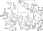 Genuine Nissan Seat Armrest 88750-6TB4A. Fixed Price $286.81.