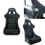 Nrg Black Carbon Fiber Fixed Back Bucket Racing Seat Large Fabric & Suede. Fixed Price $540.00.