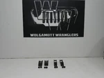 2003-06 Jeep Wrangler Tj Rear Folding Flip Tumble Seat Bracket Set Hardware. Fixed Price $206.70.