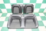*-bag* 19' Mustang Coupe Backseat Upper & Lower Cushions Black Leather Suede. Fixed Price $408.49.