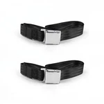 Dodge A100 Truck 1964-1970 Airplane 2PT Black Lap Bucket Seat Kit Belts. Fixed Price $69.50.