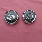 1955 Packard Clipper Seat Emblems, Pair, Nice! Ornament. Fixed Price $59.99.