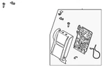 Genuine Nissan Seat Back Assembly 88600-6RA0B. Fixed Price $1024.82.