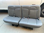 2008-2026 Chevrolet Express Rear Split Bench Seat 4 Person 5TH Row Grey Vinyl. Fixed Price $1299.00.