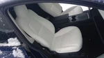 20-23 Tesla Model Complete Front Seat Passenger Side White Leather Assembly. Fixed Price $499.95.