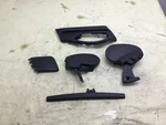 Porsche Panamera Front Left Lower Seat Cover Trim Panel Set 5 Pcs 10-16 :y. Fixed Price $27.99.