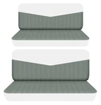 Fits 1953/1954 Packard Cavalier Door Sedan Front And Rear Bench Seat Covers. Fixed Price $159.99.
