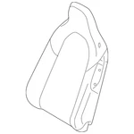Genuine Mazda Seat Back Cushion Cover N258-88-181-26. Fixed Price $1135.72.