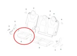 2016-2020 Tesla Model X Right Hand 2ND Row Cushion Cream 5-SEAT Oem 1110252-00-C. Fixed Price $187.50.