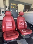 2010-2013 Bmw E92 3-SERIES Coupe Seats Driver + Passenger Coral Red Leather Oe. Fixed Price $400.00.