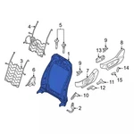 Genuine Ford Frame Assembly Seat PU5Z-7861018-T. Fixed Price $237.15.