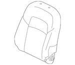 Genuine Nissan Seat Back Assembly 87650-6LB2A. Fixed Price $1073.72.