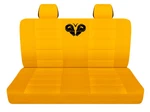 Truck Seat Covers Fits 2019 Dodge Ram Rear Only Yellow Custom. Fixed Price $84.99.