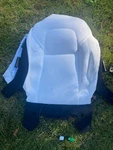 Tesla Model Front Left Seat Cushion Back White 2017-2023 1763885-02-E. Fixed Price $90.00.