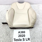 16-20 Oem Tesla Model Front Left Driver Seat Upper Cushion Leather White *. Fixed Price $199.95.