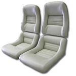 Corvette C3 "leather-like" Vinyl Seat Covers Oyster 2" Bolster 1979-1980. Fixed Price $469.99.