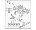 Genuine Audi Cushion Frame 8W6-881-105-AG. Fixed Price $1119.81.