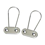 Seat Belt Retainer Hooks Clips Shoulder 1968-72 Chevelle Firebird Nova 2PC. Fixed Price $19.00.