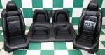 18' Mustang *note* Coupe Black Leather Heat Cool Power Buckets Backseat Seats Oe. Fixed Price $1293.89.