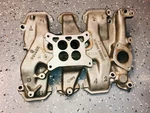 1956 Oldsmobile 324 4GC Cast Iron Intake Manifold #567184 Rocket Gm. Fixed Price $295.00.