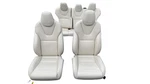 16-20 Tesla Model Left & Right Front Bucket Seat + Rear 2ND Row Ivory. Fixed Price $1125.06.
