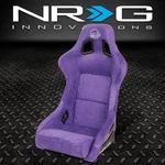 Nrg Innovations Large Fiberglass Prisma Fixed Back Bucket Racing Seat Purple. Fixed Price $421.00.