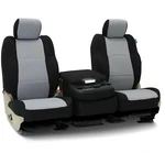 Coverking Neosupreme Tailored Seat Covers For Volkswagon Jetta Black And Gray. Fixed Price $89.00.