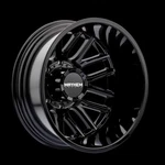 4) 17"X6.5 Dodge Ram 3500 W/lugs Dually Gloss Black Wheels Mayhem 8X6.5. Fixed Price $1443.96.