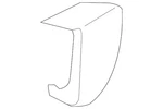 Genuine Volkswagen Arm Cap 3CN-885-726-ZA2. Fixed Price $8.39.