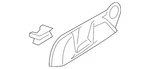 Genuine Volkswagen Side Cover 5GM-881-314-F-82V. Fixed Price $82.33.