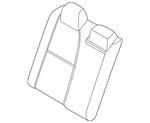 Genuine Nissan Seat Back Cushion Cover 88620-6LB4E. Fixed Price $979.55.