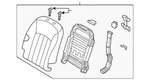 Genuine Hyundai Seat Back Assembly 88300-3N340-WIR. Fixed Price $3531.59.