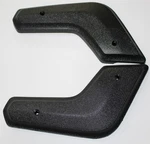 New Mopar 1968-70 B-body Black Bench Seat Hinge Covers. Fixed Price $49.99.