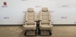 18 Cadillac Escalade Luxury Rear Second Row Seat Set Pair Shale Leather. Fixed Price $400.00.